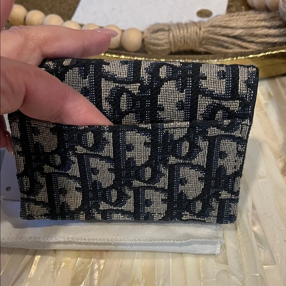Dior Saddle Bloom Card Holder NWOT